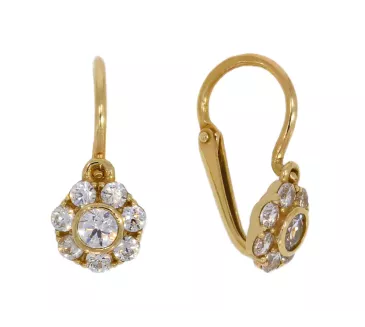 Detské zlaté náušnice 3336