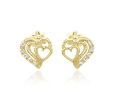 Zlaté náušnice 4046