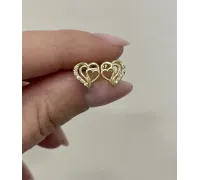 Zlaté náušnice 4046