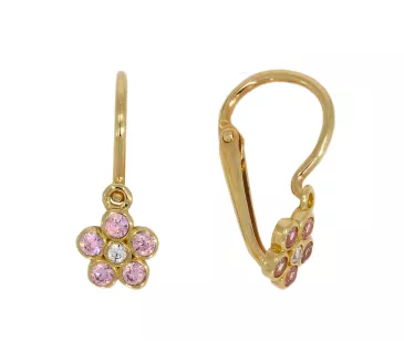 Detské zlaté náušnice 3337