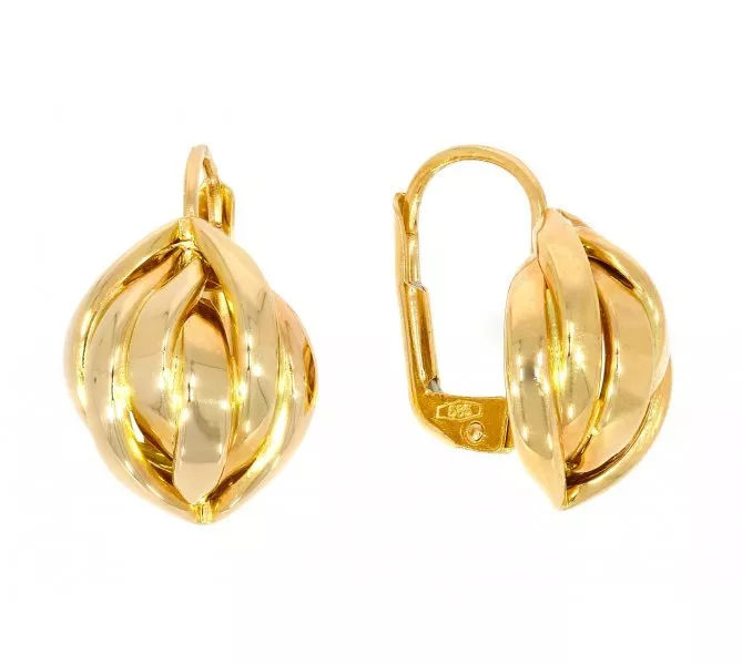 Zlaté náušnice 2849