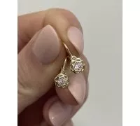 Detské zlaté náušnice 3335