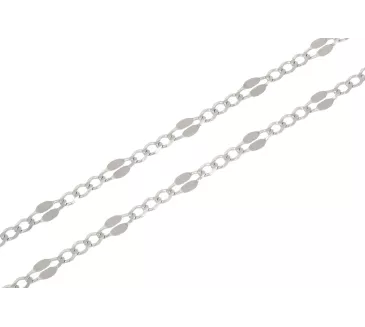 Retiazka z bieleho zlata 1218