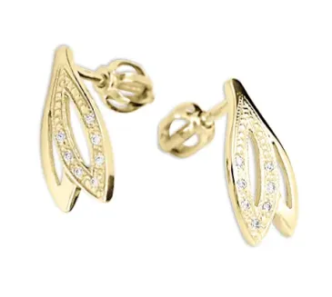 Zlaté náušnice 4370