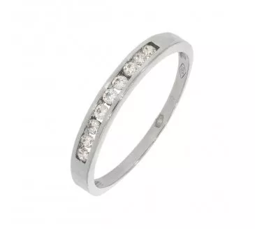 Prsteň z bieleho zlata 1671