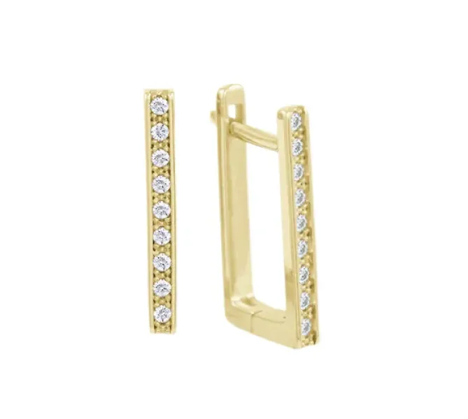 Zlaté náušnice 4015