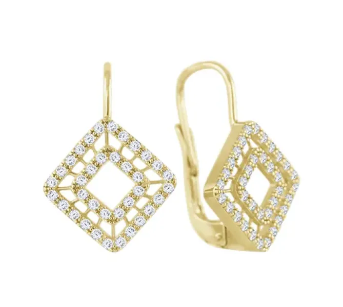 Zlaté náušnice 4018