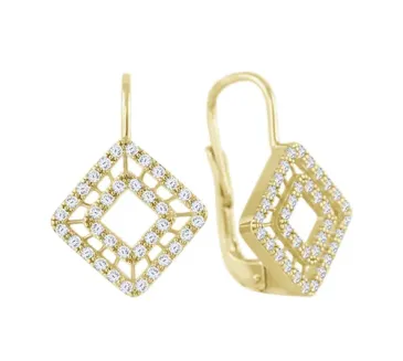 Zlaté náušnice 4018