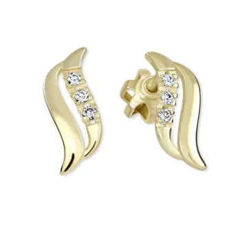 Zlaté náušnice 4374