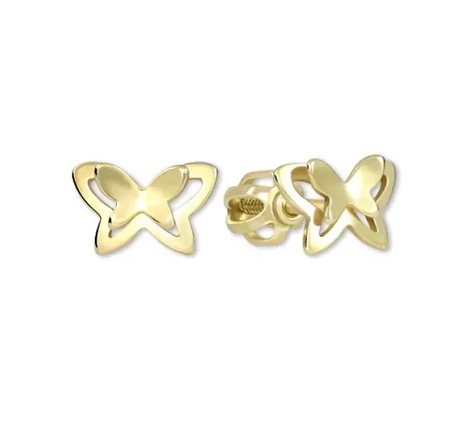 Zlaté náušnice 4375