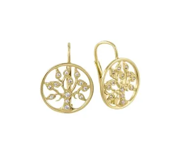 Zlaté náušnice 4020