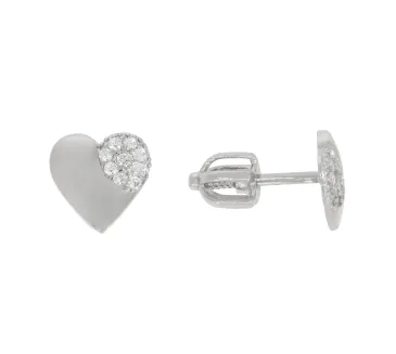 Náušnice z bieleho zlata 4379