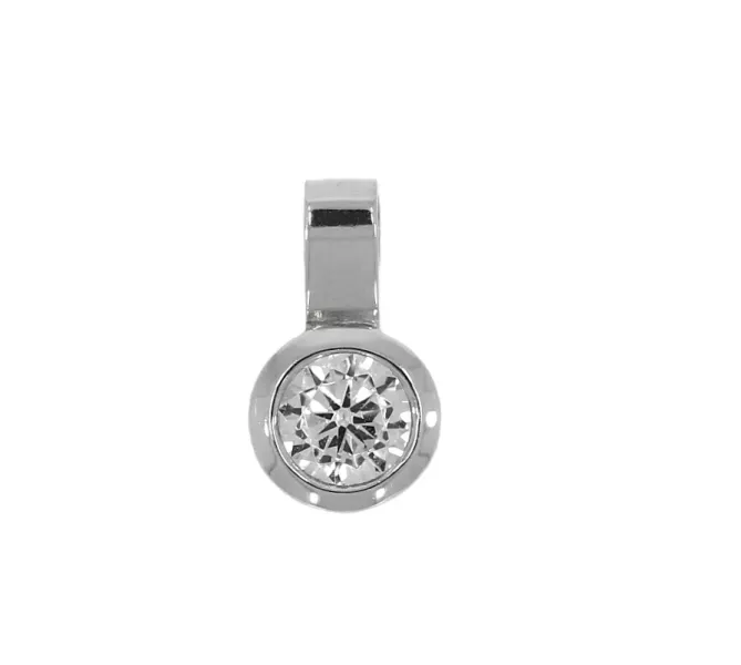 Prívesok z bieleho zlata 1339