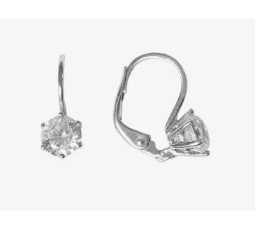 Náušnice z bieleho zlata 3695