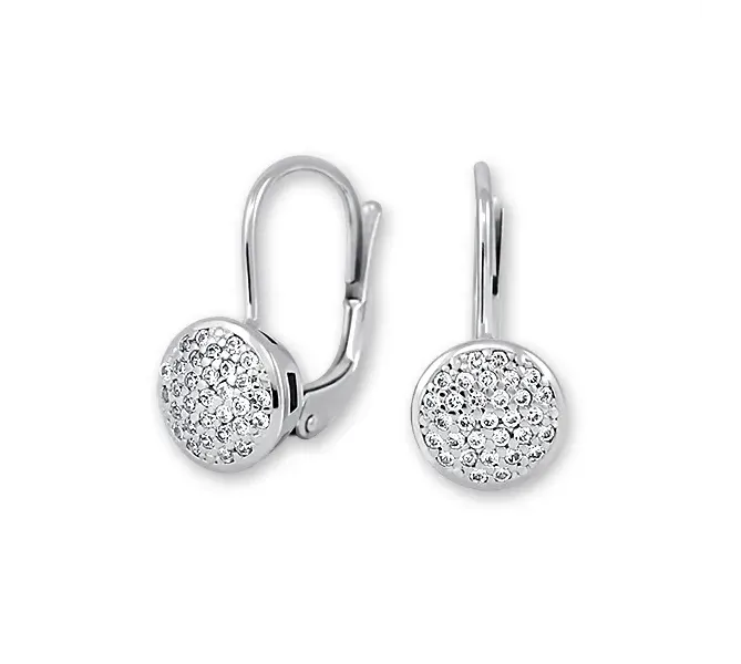 Náušnice z bieleho zlata 4023