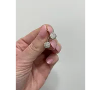 Náušnice z bieleho zlata 4023