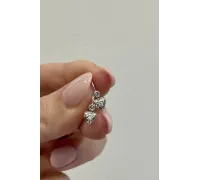 Detské náušnice z bieleho zlata 4381