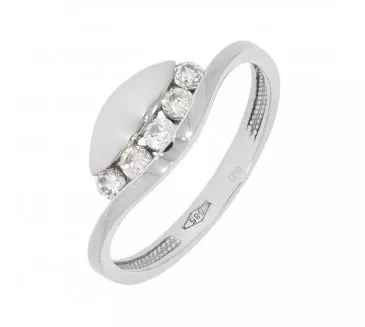Prsteň z bieleho zlata 1925
