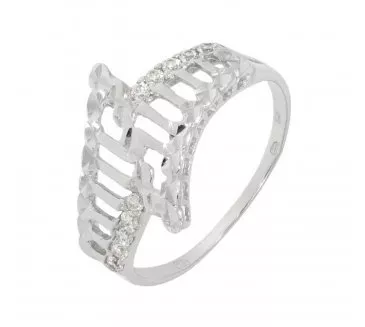 Prsteň z bieleho zlata 1788