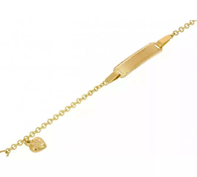 Detský zlatý náramok 668