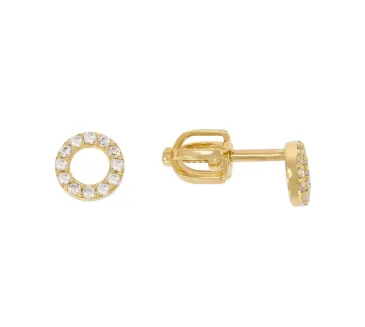 Zlaté náušnice 4034