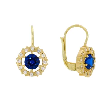 Zlaté náušnice 4017