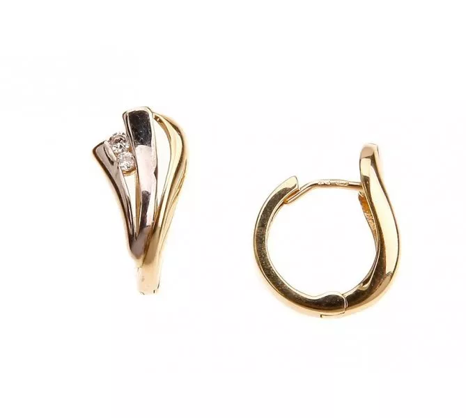 Zlaté náušnice 205