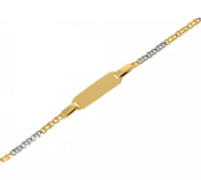 Detský zlatý náramok 726