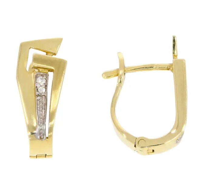 Zlaté náušnice 641