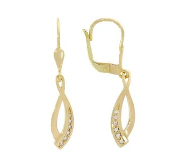 Zlaté náušnice 4048