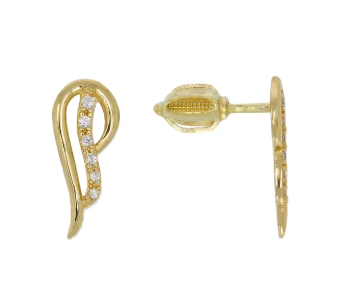 Zlaté náušnice 4395