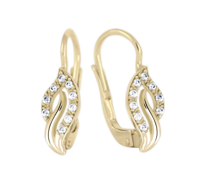 Zlaté náušnice 4059