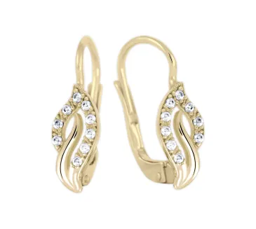 Zlaté náušnice 4059