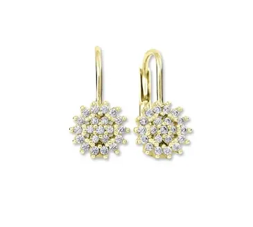 Zlaté náušnice 4051