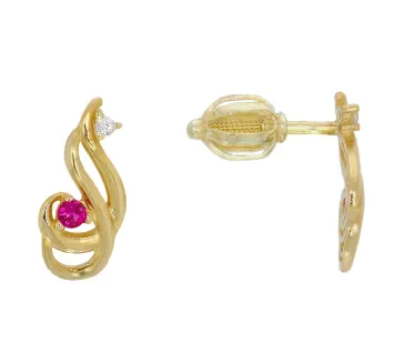 Zlaté náušnice 4398