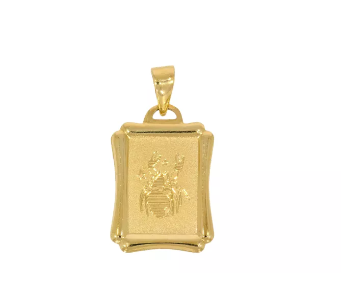 Zlatý prívesok rak 1196