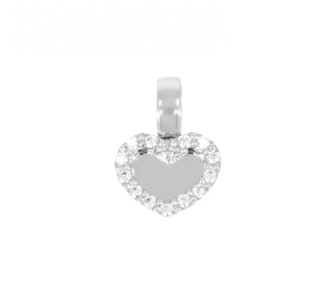 Prívesok z bieleho zlata 1072