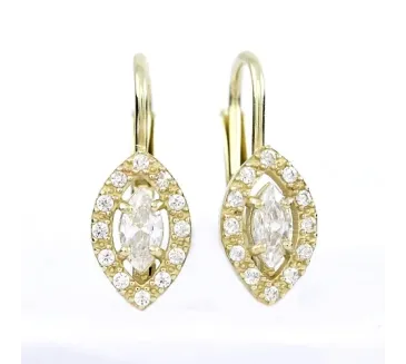 Zlaté náušnice 4054