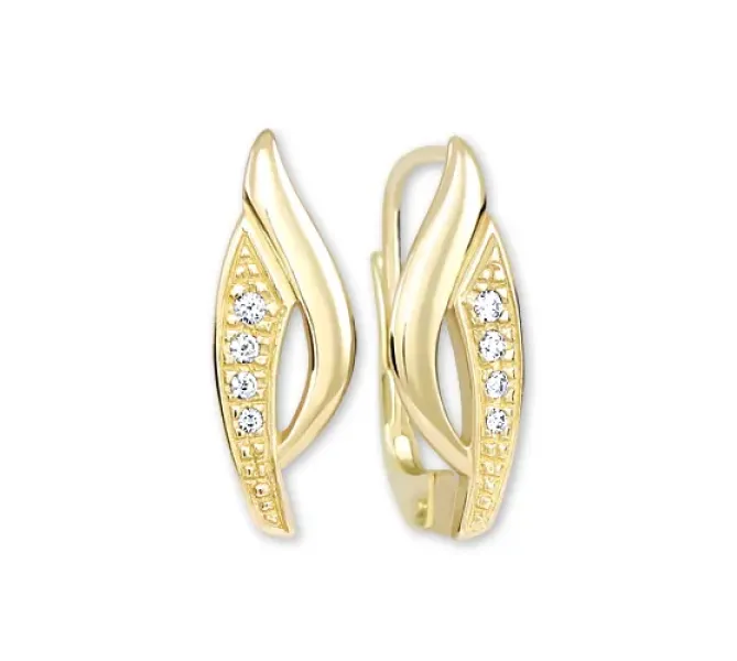 Zlaté náušnice 4055