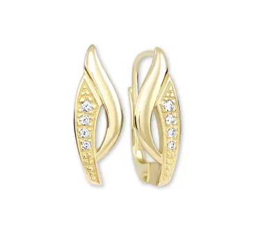 Zlaté náušnice 4055