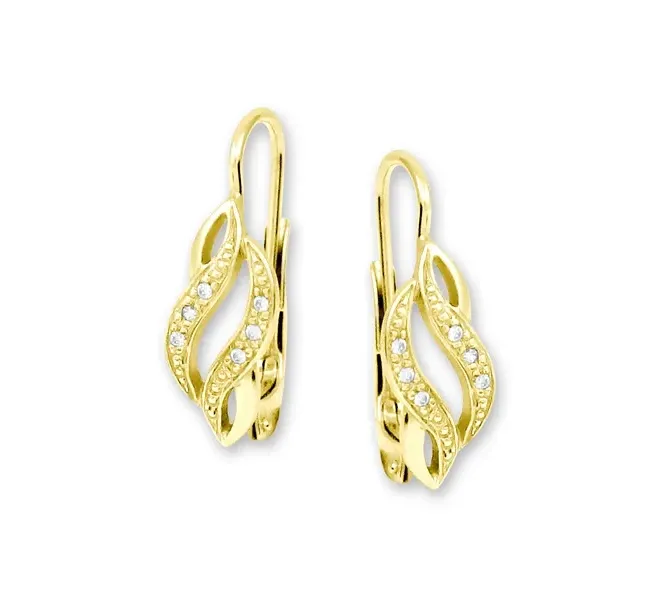 Zlaté náušnice 4069