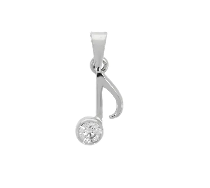 Prívesok z bieleho zlata 1524