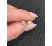 Zlaté náušnice 4406