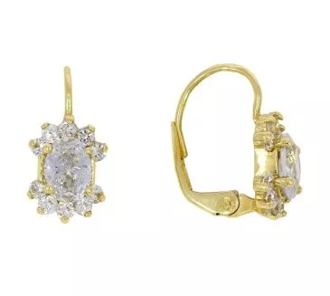 Zlaté náušnice 1844