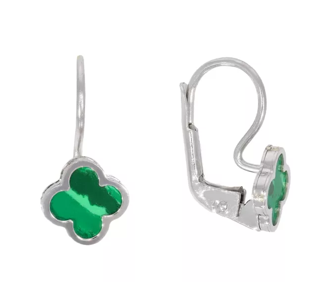 Náušnice z bieleho zlata 3619