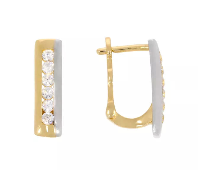 Zlaté náušnice 3687