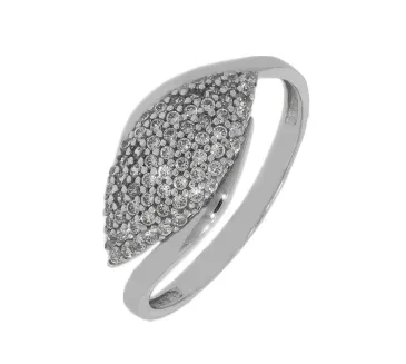 Prsteň z bieleho zlata 780