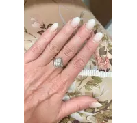 Prsteň z bieleho zlata 1613