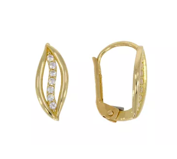 Zlaté náušnice 3373