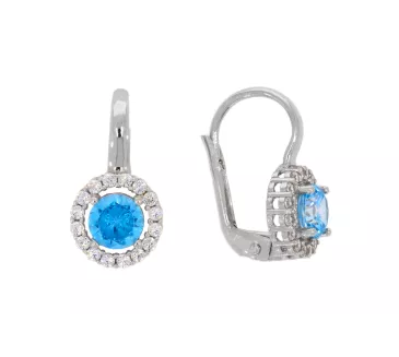 Náušnice z bieleho zlata 3381